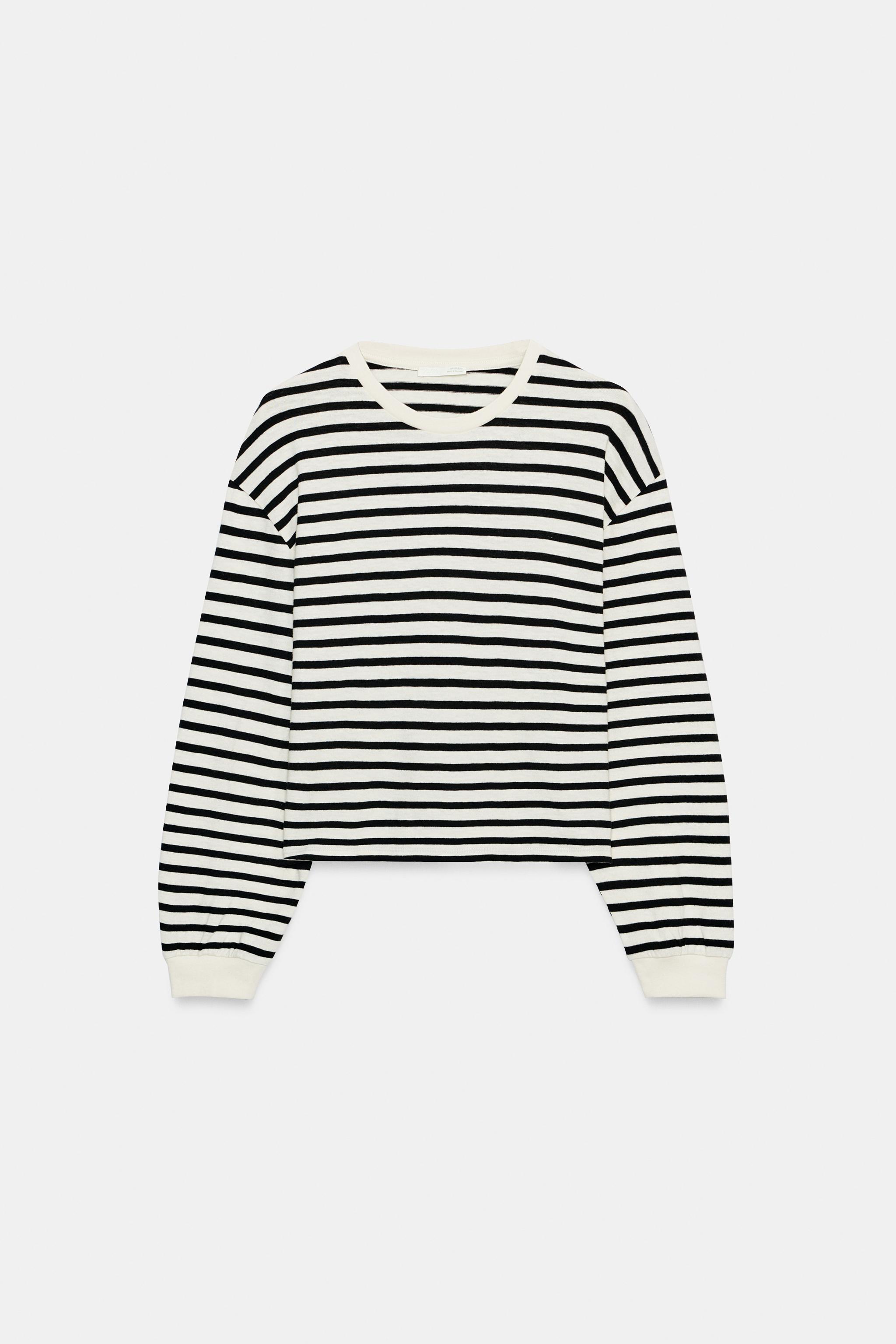 STRIPED LONG SLEEVE T-SHIRT